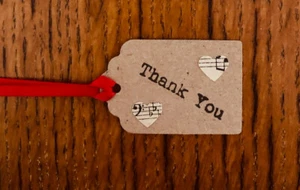 10 x Mini Vintage Sheet Music Thank You Gift Tags, Wedding Favours, Shabby Chic - Picture 1 of 1