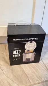 OVENTE NON-STICK DEEP FRYER . COOL TOUCH, REMOVABLE BASKET, STAINLESS STEEL - Picture 1 of 4