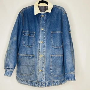 Chaqueta de mezclilla forrada con manta SEARS FIELDMASTER EE. UU. XL - Imagen 1 de 16