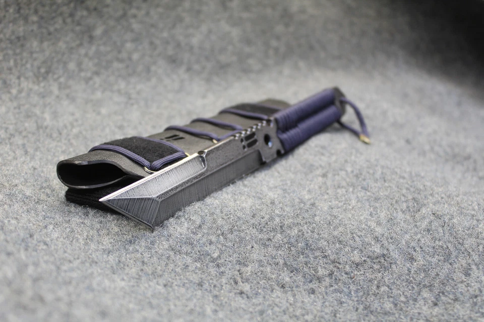 integrity implements AF3 Triton Gen2 Tanto  in 5160 custom handmade knife - Image 1 of 4