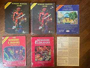 Advanced Dungeons & Dragons AD&D Vintage Book Lot