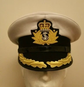 British Royal Navy Captain / Commander Officers Schirmmütze / Mütze James Bond 007 - Bild 1 von 8