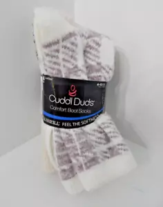 Cuddl Duds Plüschfüllung Komfort Stiefelsocken Damen 4-10 vier Paar mehrfarbig NEU - Bild 1 von 8