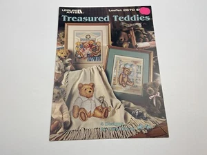 Leisure Arts Treasured Teddies Counted Cross Stitch Pattern - Picture 1 of 3