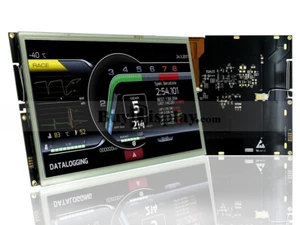 10.1" inch LCD Module Display w/Touch Panel,I2C+Serial Breakout Board,Tutorial - Picture 1 of 5