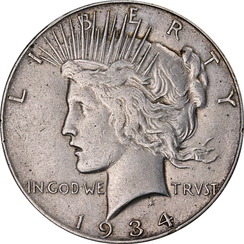 1934-S Peace Dollar Great Deals From The Executive Coin Company Cover