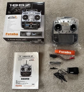 FUTABA T18SZ radio 18ch-2.4GHz FASST est model RC Remote Control W/Box - Picture 1 of 8