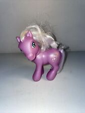 My Little Pony G3 Hasbro 2002 Purple Wysteria Rainbow Celebration w/ Flowers