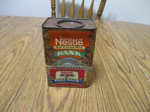 BANCO PUBLICIDAD LATA MEZCLA CACAO CALIENTE NESTLE VINTAGE - Imagen 1 de 6
