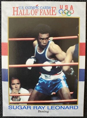 1991 Sugar Ray Leonard USA Olympics Gold 1976 Montreal Impel Card #29 - Image 1 of 4
