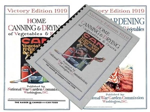 1919 Victory Edition Home Canning & Drying Of Vegetables & Fruits (35pg) - Imagen 1 de 6