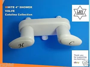 Rubinetto doccia Catalina camper 4" bianco Phoenix - Foto 1 di 3