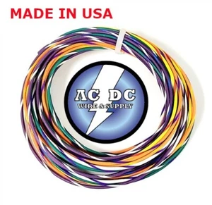 20 AWG GXL HIGHTEMP AUTOMOTIVE POWER WIRE 8 STRIPED COLORS 25 FT EA  (C) - Picture 1 of 1