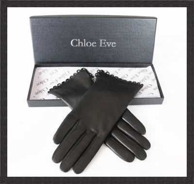 Ladies Gloves - Soft Leather - Winter Warm - image 1 of 2