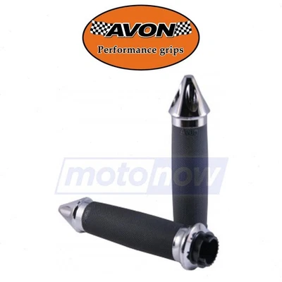 Avon Grips Billet Spike Grips for 2002-2010 Yamaha XVS650AT V Star Silverado bw Foto 1 de 4