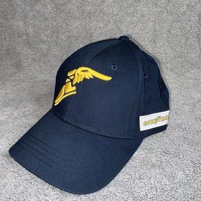 Gorra de la colección Goodyear con logotipo de pie de ala azul Foto 1 de 4
