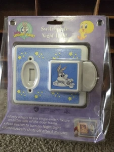 NOS VTG '00 Baby Bugs Bunny Looney Tunes Schalterplatte Nachtlicht Kinderzimmer Zimmer - Bild 1 von 6