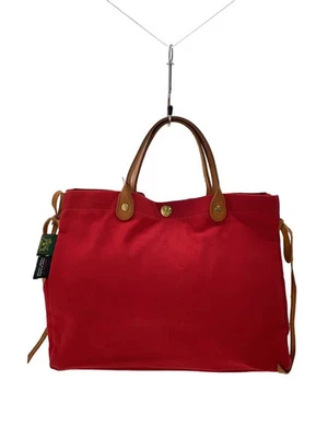 Bolso de mano IL BISONTE en lona, rojo, liso Foto 1 de 4