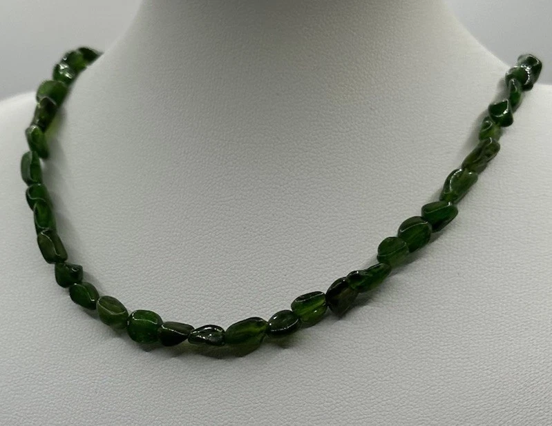 铬透镜芯片项链 17 英寸 — 第 1/4 张图片