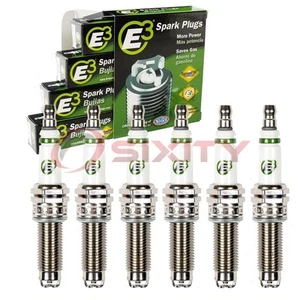 6 pc E3 Spark Plugs for 2019 Hyundai Santa Fe XL 3.3L V6 Ignition Wire vc - Picture 1 of 5