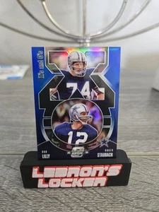 2020 Panini Contenders Optic - Xs And Os Blue #8 Bob Lilly Roger Staubach /99 - Picture 1 of 2