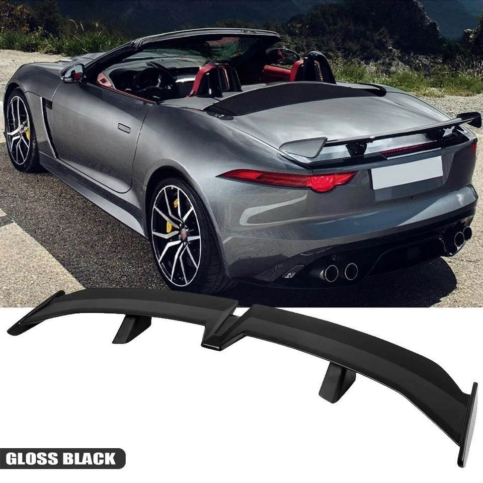 For Jaguar F-Type XE 55"Rear Trunk Spoiler PRO Racing Rear GT Wing Gloss Black Foto 1 de 4