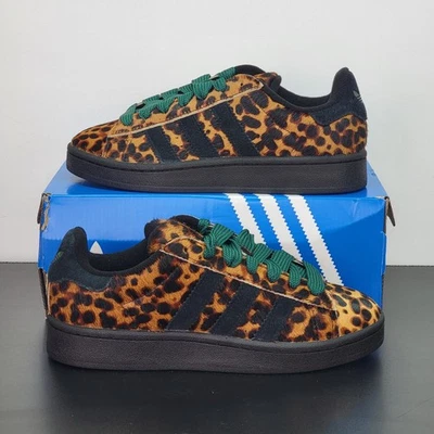 Adidas Campus 00s Women's Size 8.5 Athletic Shoes Black Leopard Casual Sneakers - Image 1 of 4