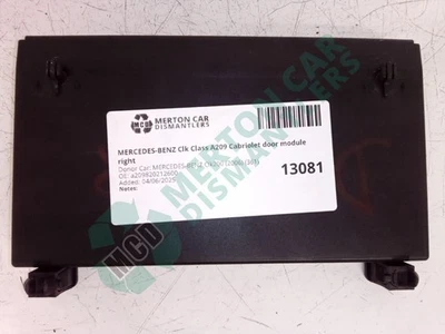 Modulo porta destra MERCEDES-BENZ Classe Clk A209 Cabriolet a209820212600 - Immagine 1 di 4