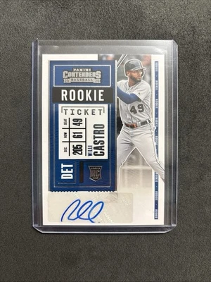 2020 Panini Contenders Rookie Ticket Auto Willi Castro #150 - Image 1 of 2