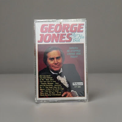 Country George Jones At His Best Cassette Tape 1988 He stopped loving her today - Image 1 of 2