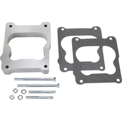 Trans-Dapt 2109 Quadrajet Spacer, Open, Cast Aluminum, 1 Inch - Image 1 of 4