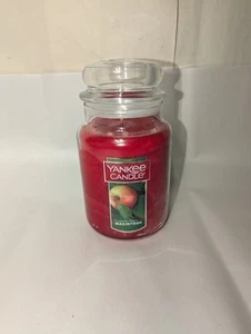 Yankee Candle Large 22 oz. Jar - MACINTOSH - NEW Original Scent FREE SHIPPING - Picture 1 of 4