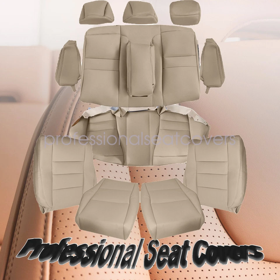 New Front & Second Row Replacement Seat Cover Tan Fits 2008-2012 Honda Accord - Image 1 of 4