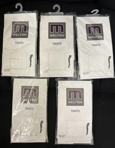 Lot 5 Melton Girl Pantyhose Danish design Tights Size 15/16Y (White) - Picture 1 of 2