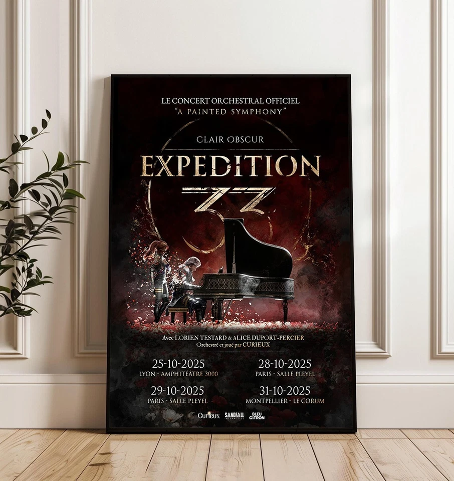 Clair Obscur Expedition 33 Concert Poster Music Art Print Decor Noframe - Image 1 of 4