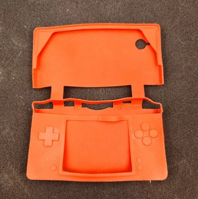 Nintendo DS Lite Rubber Protector Sleeve Case System Glove Red PowerA - Image 1 of 2