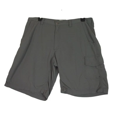 Mountain Khakis 宽鬆贴合实用短裤男式 40 灰色尼龙货物远足工作 — 第 1/4 张图片