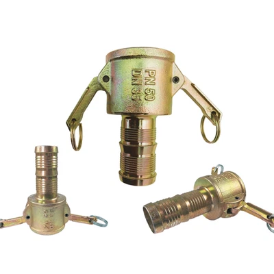 Kupplung 35 mit Tülle Mutter Mörtelschlauch Kupplung, Putzmaschine Putzschlauch - Bild 1 von 3