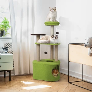Cat Tree Tower Cat Scratching Post Climbing Indoor Activity Tree Large Cat Condo - Picture 1 of 8