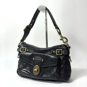 Rara borsa Coach Regacy in pelle nera 11127 - Foto 1 di 13