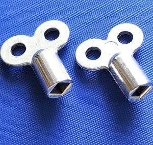 2x Heizung Schlüssel Heizkörper Entlüftungsschlüssel Entlüfter Vierkant - 5 mm - Bild 1 von 1