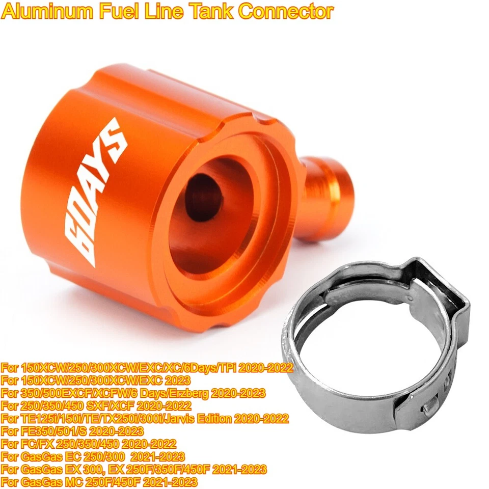 Разъем топливопровода бака для 150 XCW 250 300 XC-W EX XC TPI 350 500 EXC-F XCF-W - Изображение 1 из 4