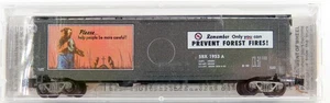 N Scale Micro-Trains 03200401 Smokey Bear Forest Fire Prevention Car #1 NIOB - Picture 1 of 5
