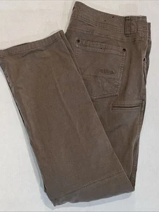 Kuhl Kanvus Jean Pant Men 38x34 Grayish TanStraight Leg Workwear Hiking Gorpcore - Picture 1 of 8