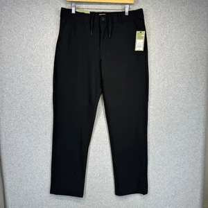 Goodfellow & Co Relaxed Travel Trousers Pants Mens Medium Black Stretch Pockets - Picture 1 of 18