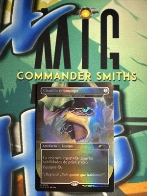 Lightning Greaves ✨ Borderless Foil ✨ MTG NM Secret Lair NALAC SPANISH 2062 - Image 1 of 2