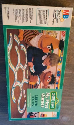 VINTAGE Sesame Street My First Games Letter Loop Milton Bradley 1986 No Instruct - Image 1 of 4