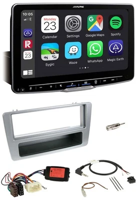 Alpine Bluetooth Lenkrad USB DAB Autoradio für Honda Civic 2001-2003 silber - Bild 1 von 4
