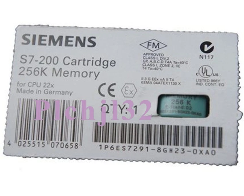 1PC Siemens S7-200 Cartridge 64k Memory 6ES7291-8GF23-0XA0 NEW - Image 1 of 1