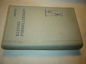 Kleines Formellexikon Arndt, A. : - Imagen 1 de 1